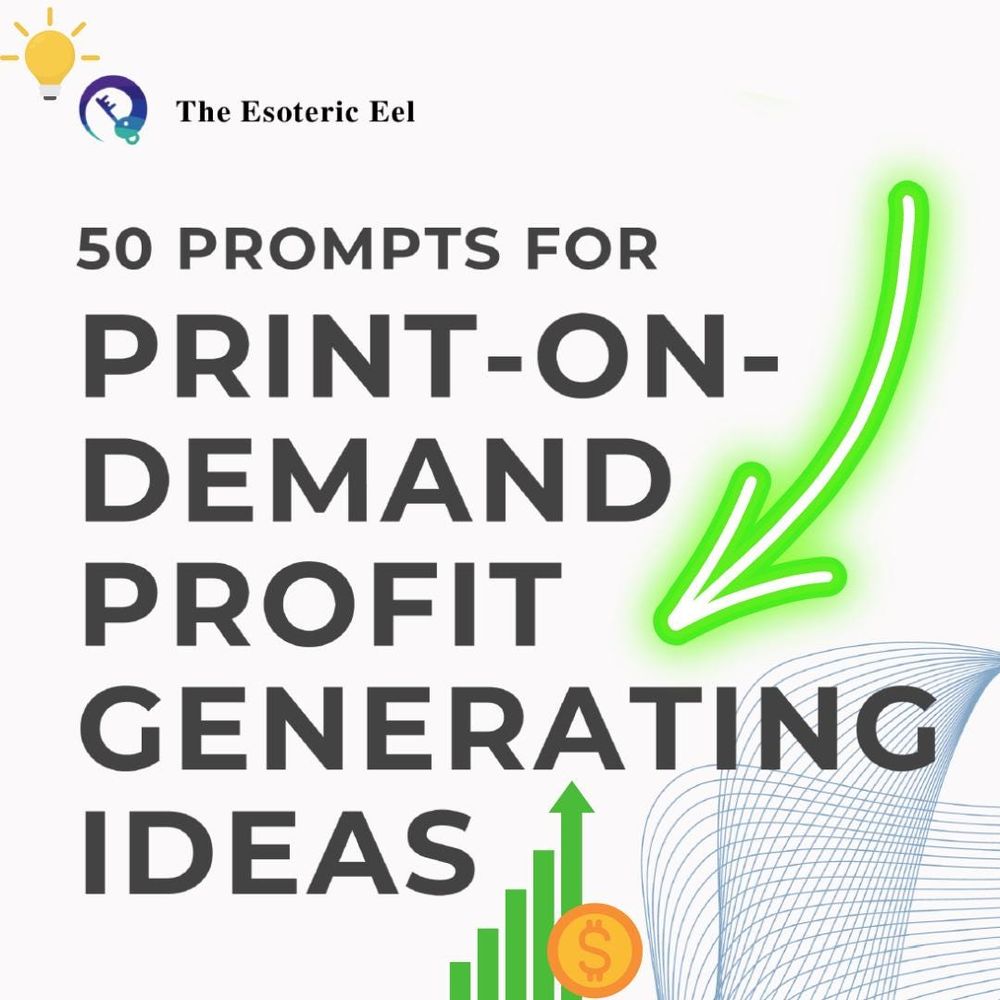 50 ChatGPT Prompts PDF | Print On Demand Idea Pack
